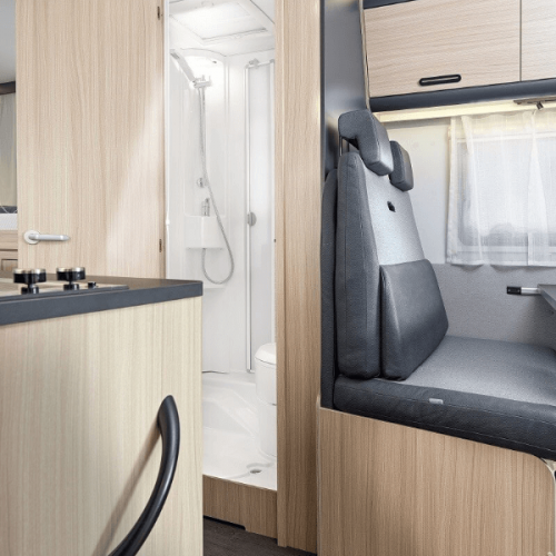 Anordung von WC/Dusche im Wohnmobil